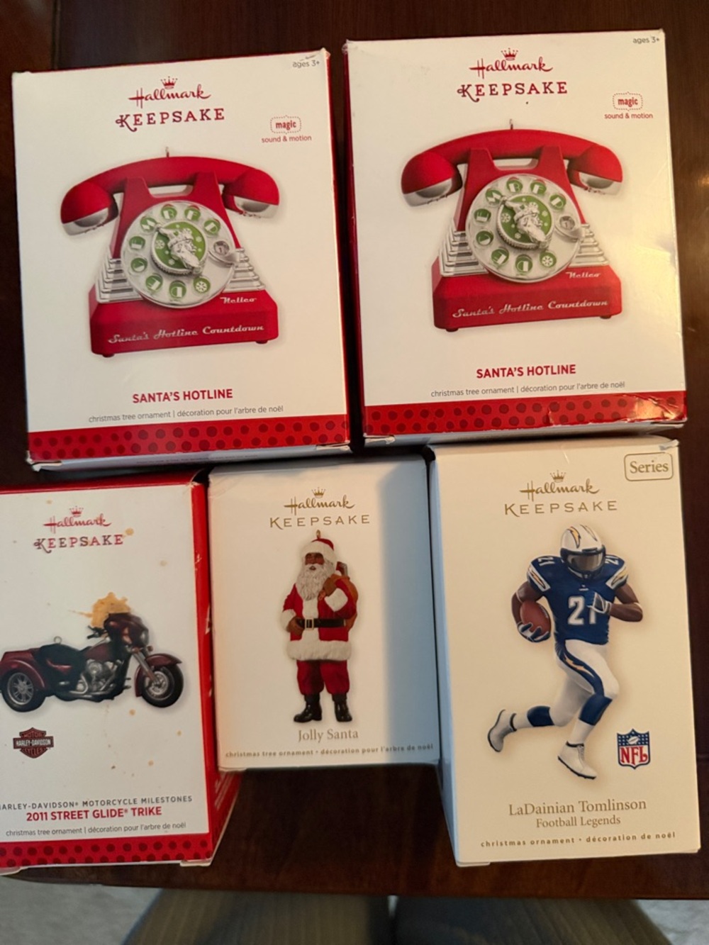 Hallmark Keepsake Santa's Hotline Ornament in Red and Green